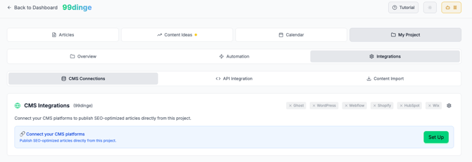 SEOZilla Integrations